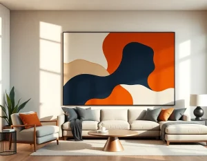 Moderne abstracte wanddecoratie: sfeer, ritme en persoonlijkheid aan de muur